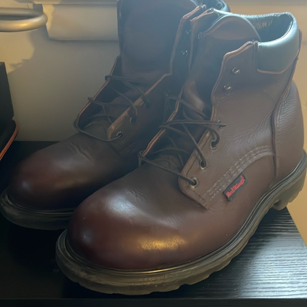 Red Wing Supersole 2.0 606 Men's 6'' Soft Toe Leather Work Boots Brown Size 12e2